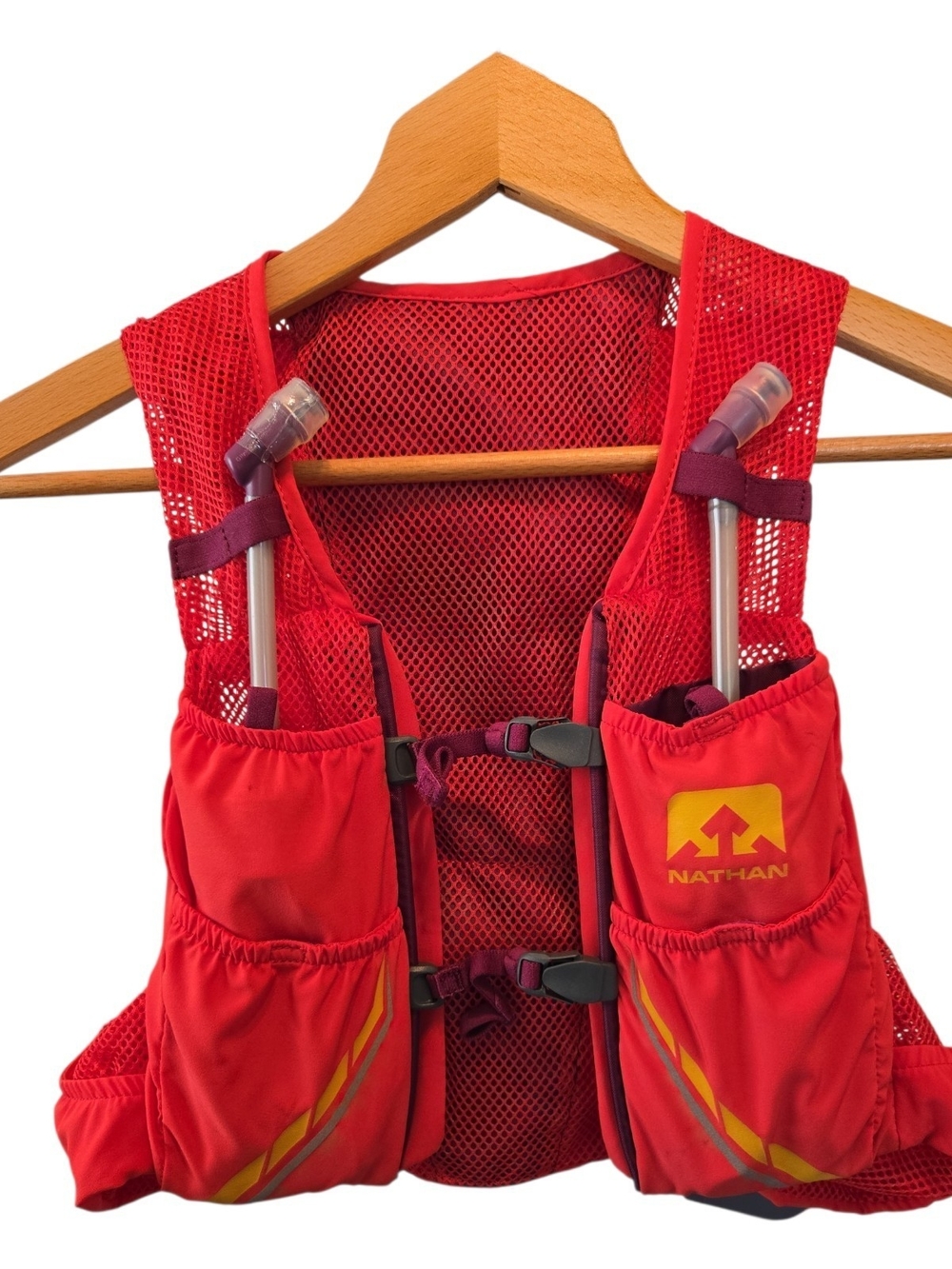 Nathan Womens VapprMas 2.5L Red Running Race Vest With Hydration